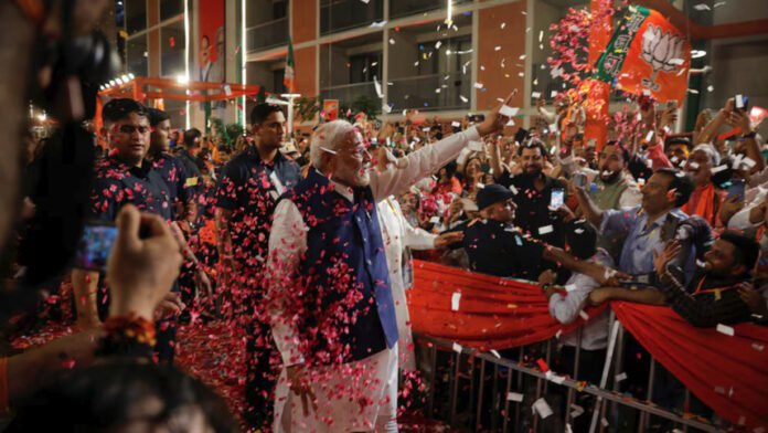 Modi claims Indian election win