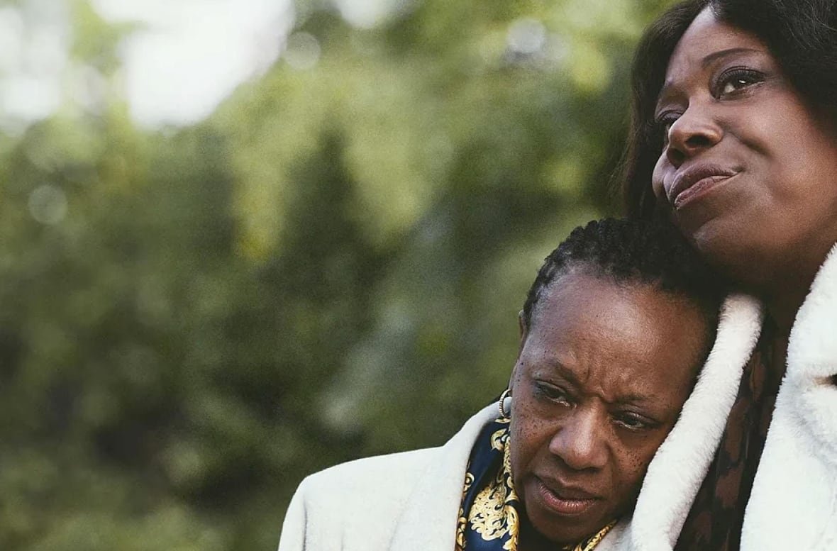 Michele Austin (right) with Marianne Jean-Baptiste in Hard Truths.